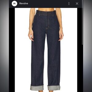 Frame Denim High Rise Dark Blue Jeans